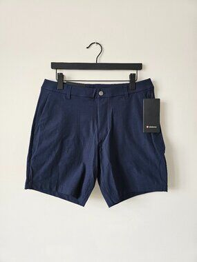 NWT LULULEMON TRNV True Navy Blue Commission Short Classic 7" Men's 36